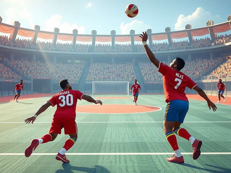 Handball Festival India Ruler Gameplay